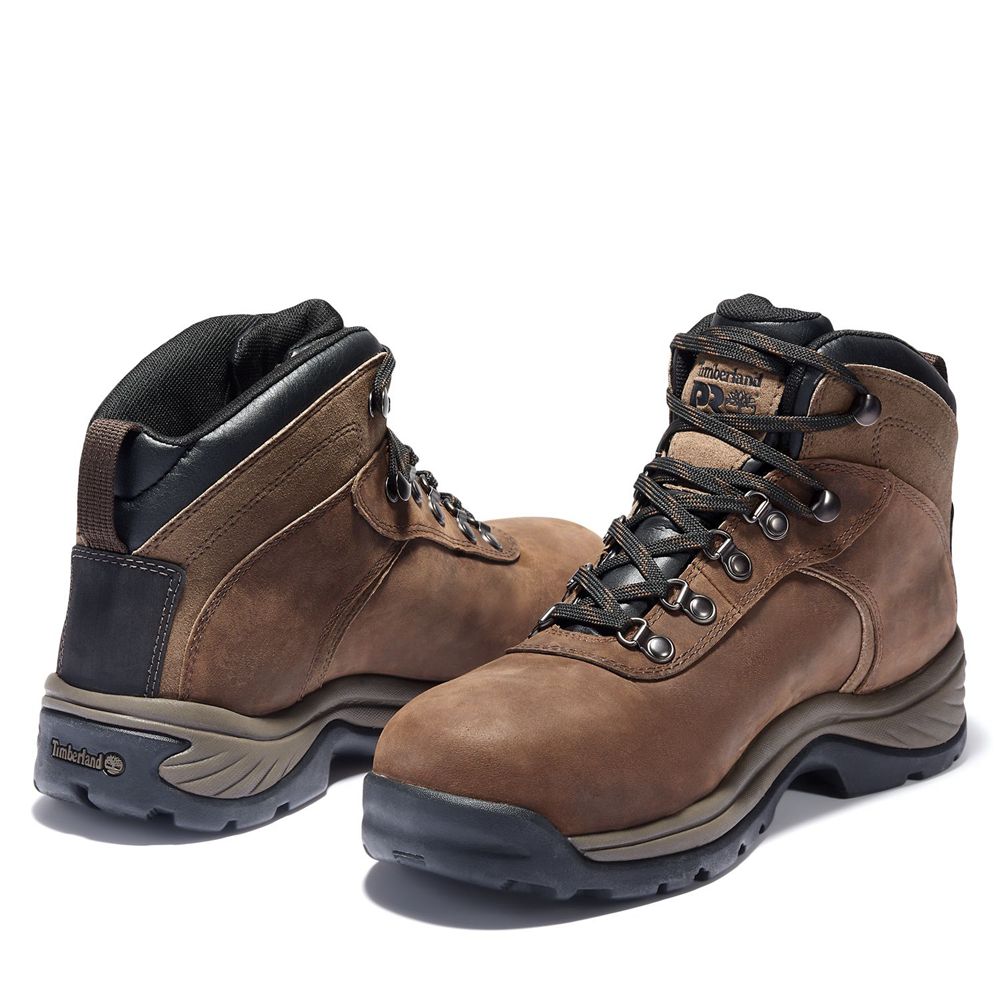 Bocanci De Muncă Timberland Barbati Maro/Negrii - Pro® Flume Waterproof Steel-Toe - Romania - KGCSWL